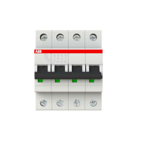 Strømbryter C 16A 4P, 6kA, S204-C16