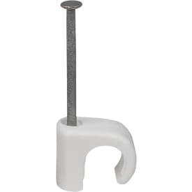 100 stk Clips 5-7/20 mm hvid (100)