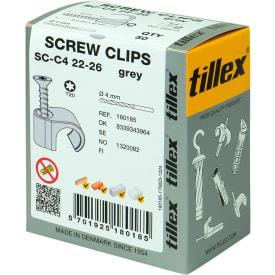 500 stk Skrueklips SC-C4 22-26 Torx20 grå (50)