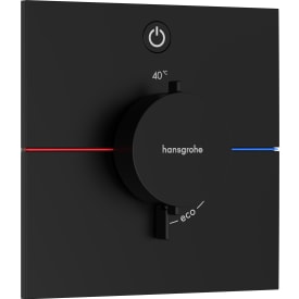 Hansgrohe ShowerSelect Comfort E brusearmatur, sort