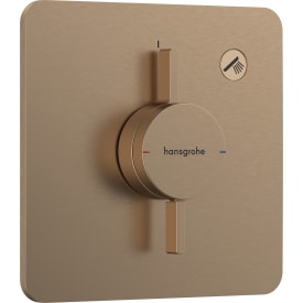 Hansgrohe DuoTurn Q duschblandare, brons