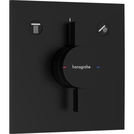 Hansgrohe DuoTurn E duschblandare, svart