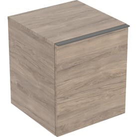 Geberit Acanto sideskap, 45,2x47,5 cm, valnøtt