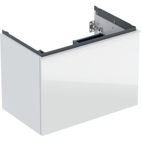 Geberit Acanto underskab, 74x47,5 cm, hvid glas