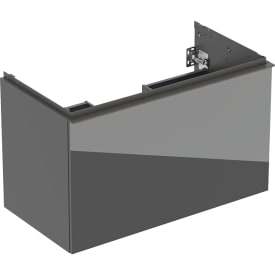 Geberit Acanto underskab, 88,8x47,5 cm, grå glas