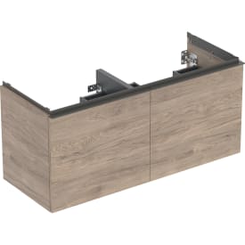Geberit Acanto underskab, 118,4x47,5 cm, nøddetræ