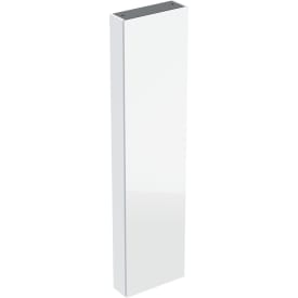 Geberit Acanto høyskap, 45x180 cm, hvitt glass