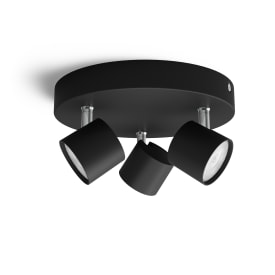Philips myLiving Star spotlampe, sort