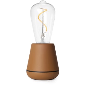 Humble One oppladbar utendørs bordlampe, brun