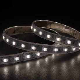 Ansell E-Cell udendørs LED strip, farvet + hvidt lys, 4000K, 315lm, 5 meter