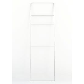 Metallbude Estina håndkleholder, 55 cm, hvit
