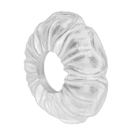 Kriss Vintage Rum rosett, 2 stk, hvit