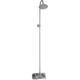 Frostline Eqi vegghengt utedusj, for 150-350 mm vegg, rustfritt stål