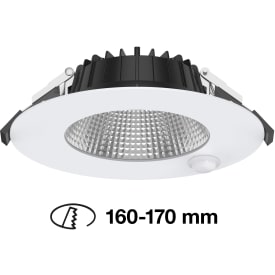 SLC Shift ø160-170 2CCT 3000K/4000K NB PIR Hvid
