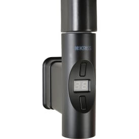 Kriss Nuvo 2 elpatron, 600W,  termostat & timerfunktion, mat sort