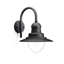 Philips myGarden Raindrop vegg utelys, svart