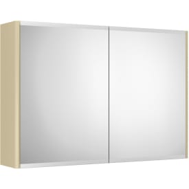 Gustavsberg Graphic spejlskab, 80x55 cm, beige