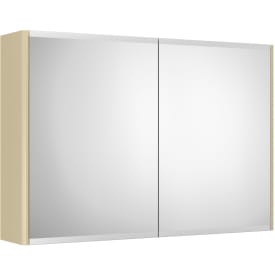 Gustavsberg Graphic spejlskab, 80x55 cm, beige