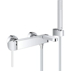 Grohe Plus badekarbatteri med dusjsett, krom