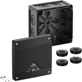 Kopplingsdosa Abox Pro 060-L/sw svart