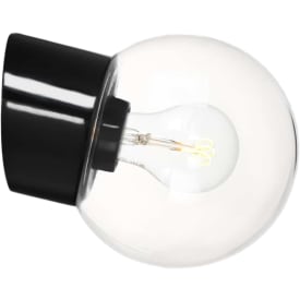 Ifö Classic Globe vegglampe, Ø15 cm, sort