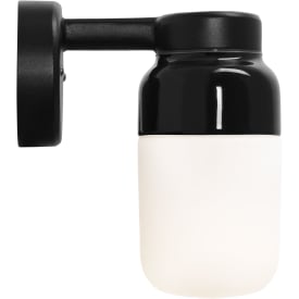 Ifö Electric Ohm væglampe, sort/opal