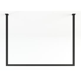Metallbude Rubi tøjstativ, 60x80 cm, sort
