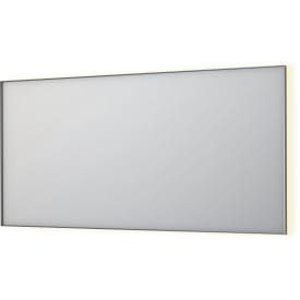 Sanibell Ink SP32 speil med lys, 160x80 cm, børstet rustfritt stål