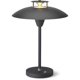 Halo Design Stepp 1-2-3 oppladbar bordlampe, svart