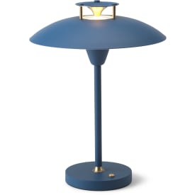 Halo Design Stepp 1-2-3 uppladdningsbar bordslampe, blå