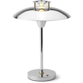 Halo Design Stepp 1-2-3 oppladbar bordlampe, krom