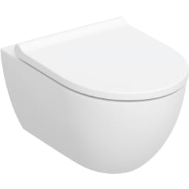 Geberit Acanto vägghängd toalett, utan spolkant, vit