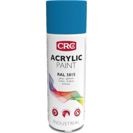 6 stk AKRYL SPRAYMALING, HIMMELBLÅ RAL 5015, AEROSOL 400 ML