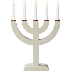 6 st Konstsmide adventsljusstake, beige