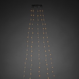 16 st Konstsmide julgransslinga, 240 bärnstensfärgade ljus, 2,4 meter