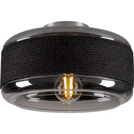 SLV Pantilo Rope vägg- och taklampa, silver, Ø27 cm
