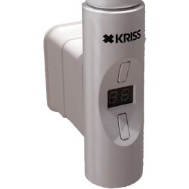 Kriss Nuvo 2 elpatron, 600W,  termostat & timerfunktion, hvid