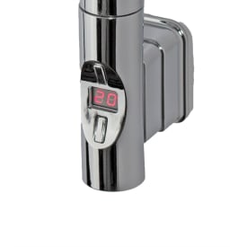 Kriss Nuvo 2 elpatron, 600W,  termostat & timerfunktion, krom