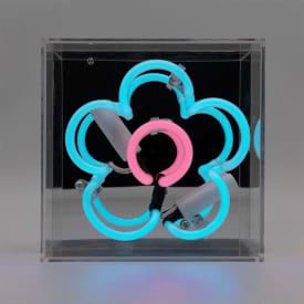 Locomocean Daisy neonskylt, blå