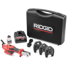 Ridgid RP115 pressmaskine kit med 3 M-bakker - 15, 18, 22