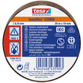 Tesa isoleringstape, brun, 19 mm, 20 meter