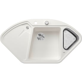 Blanco Delta II kjøkkenvask, 105,7x57,5 cm, hvit