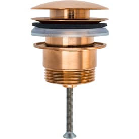 Duravit bunnventil, push-open, bronse