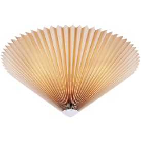 Markslöjd Plisado loftlampe, beige, Ø50 cm