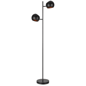 Markslöjd Edgar gulvlampe, sort