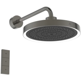 Ideal Standard Idealrain Solos takdusch, Ø33 cm, svart krom