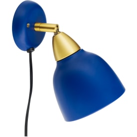 Superliving Urban vegglampe, kort, mørk blå
