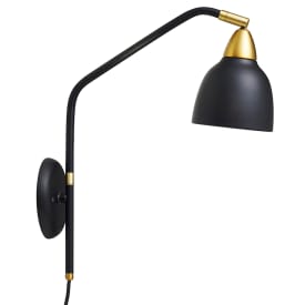 Superliving Urban vegglampe, høy, svart