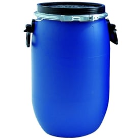 Scandrum plasttønde med låg,  120 liter