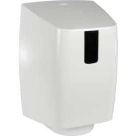 Abena dispenser, recycled, midi, centertræk, hvid plast